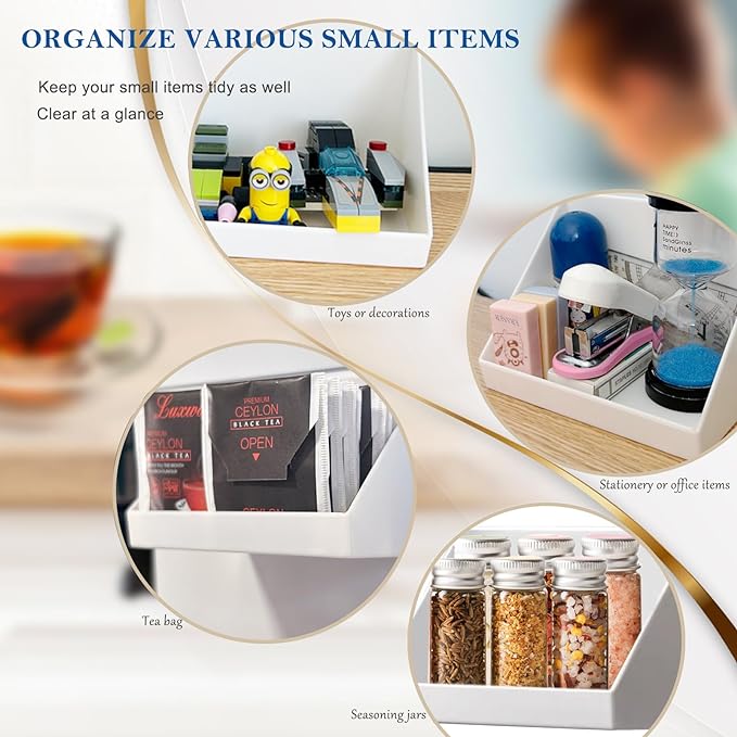 Adhesive Wall Mounted Storage Organizer, Non-Drilling Hanging Storage Tray