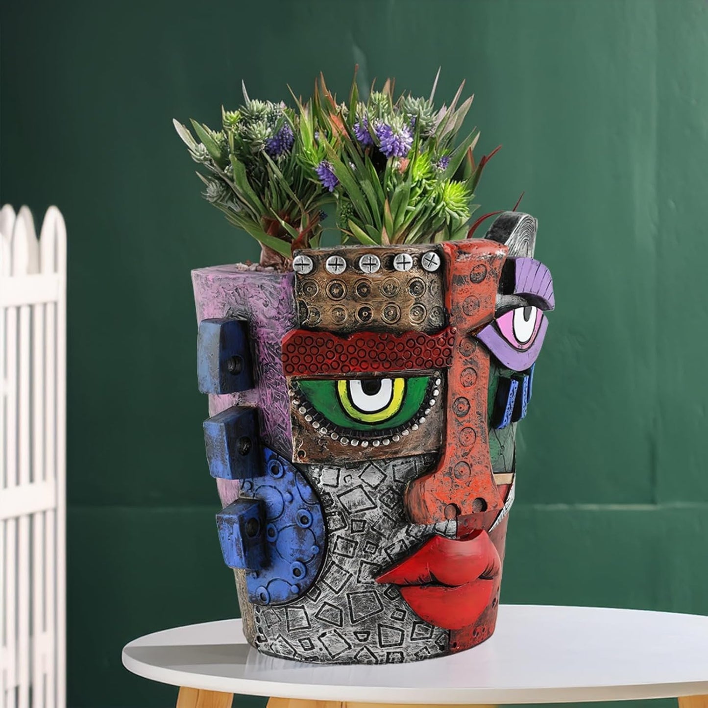 🪴Picasso Fauvism Abstract Human Face Flower Pot