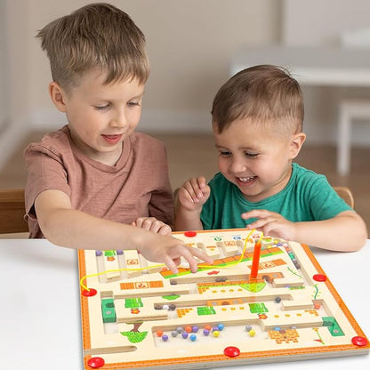 Magnetic Color and Number Maze