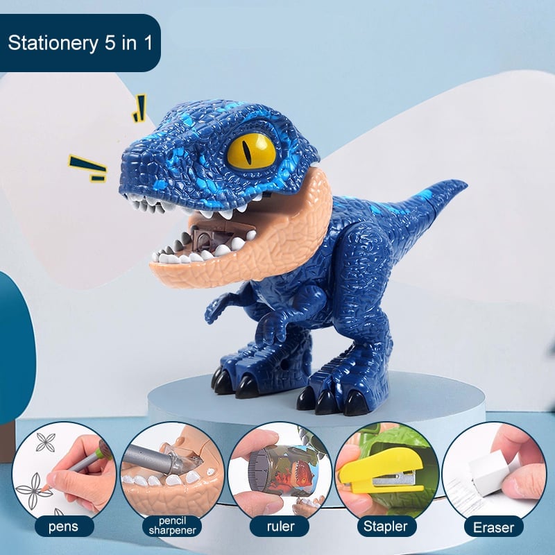 Stationery 5-in-1 Set Detachable Dinosaur Model Toys