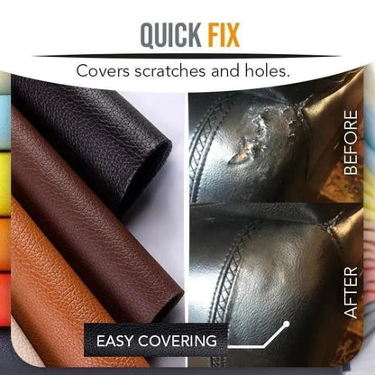 Self-Adhesive Leather Refinisher Cuttable Sofa Repair