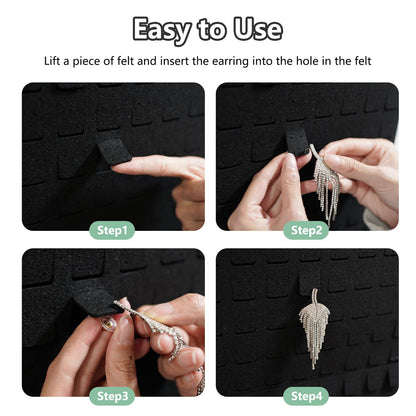 🔥 Felt Hanging Jewelry Organizer