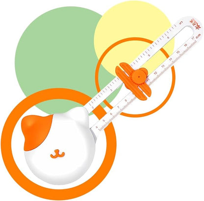 Circle Paper Cutter Rotary Circular Cutter for Cardstocks Craft Cutting Tools