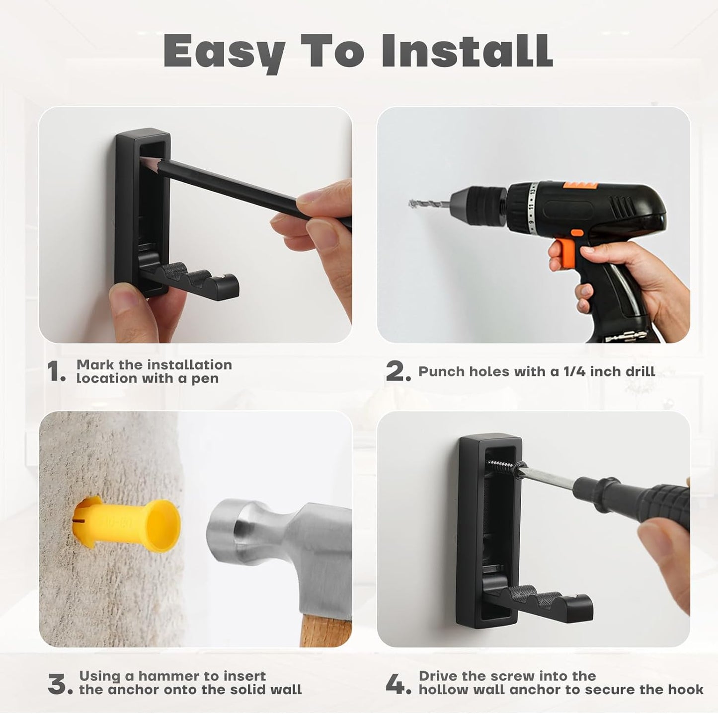 🔥 Heavy Duty Folding Hooks