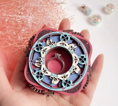 Enchanting 3D Wooden Music Box Puzzle - A Gift of Melody and Mindfulness