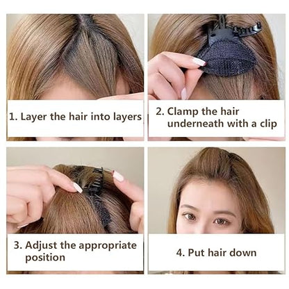 Black Puff Hair Head Cushion Hair Volume Clips
