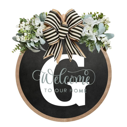 Welcome Front Door Wreath🔥40% OFF