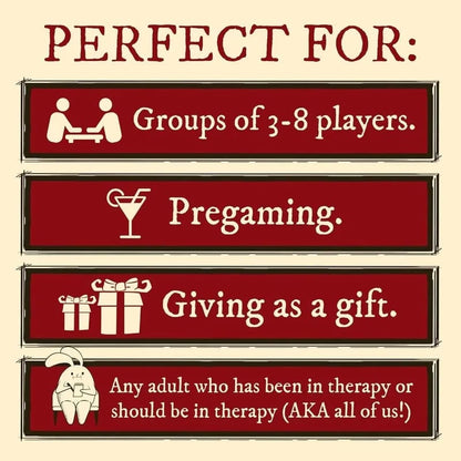 🔥Hot Sale 45% OFF✨ Horrible Therapist Adult Card Game