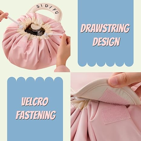 Large Drawstring Makeup Bag