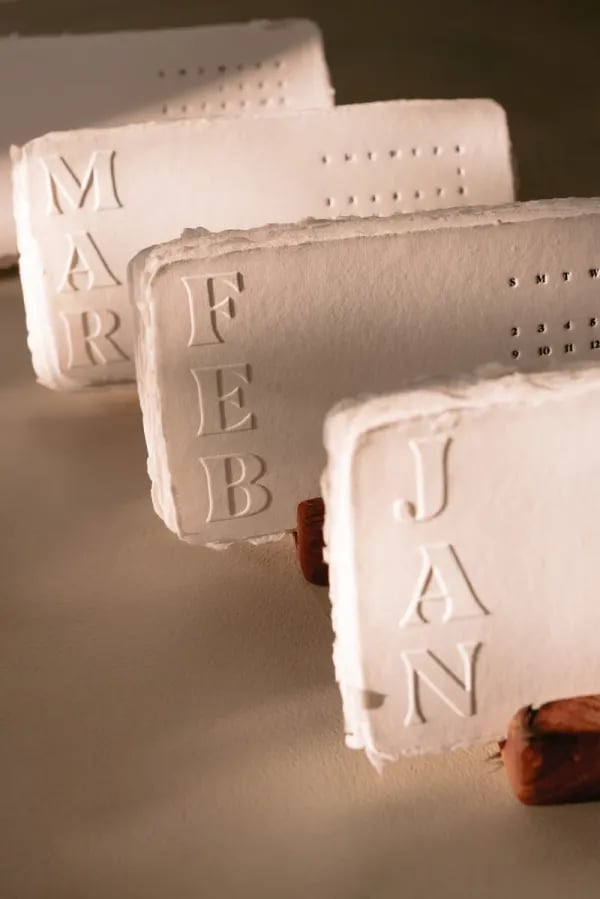 📃The 2025 Letterpress Calendar🎁