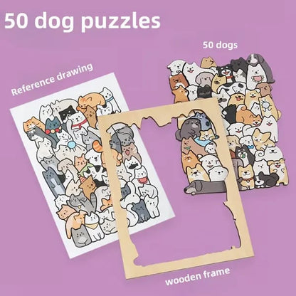 🐱Animal Wooden Puzzle