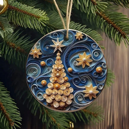 ✨Last Day 40% OFF🎄Quilling Pattern Christmas Ornaments🎁