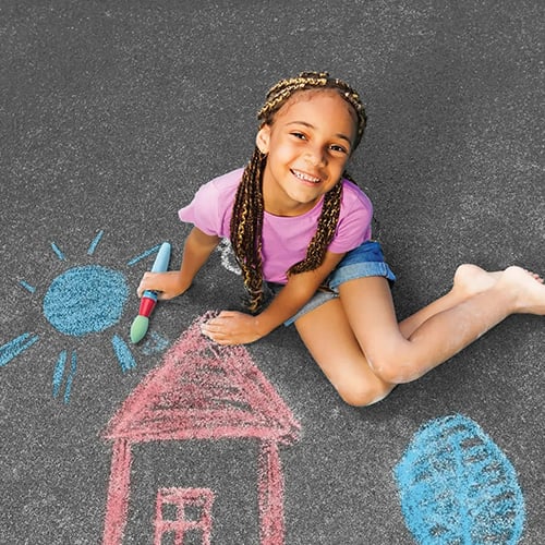 Sidewalk Chalk Paint Brush With Liquid Chalk