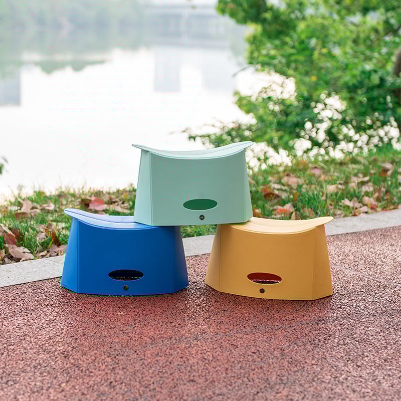 Folding Stool Plastic Small Maza Ultra-Thin Paper Low Stool