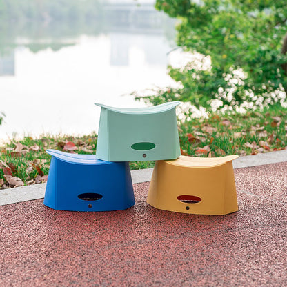 Folding Stool Plastic Small Maza Ultra-Thin Paper Low Stool