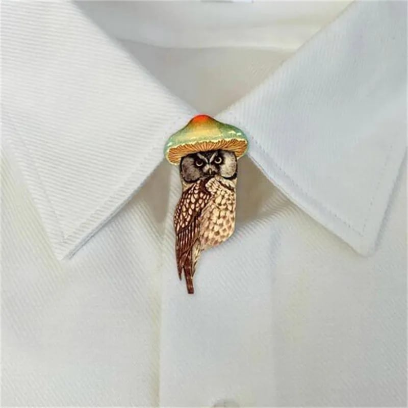 40% OFF🐦Robin Wooden Brooch