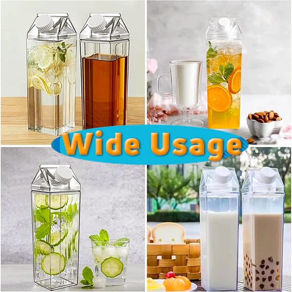 🔥LAST DAY 50% OFF-Milk Carton Drink Bottle