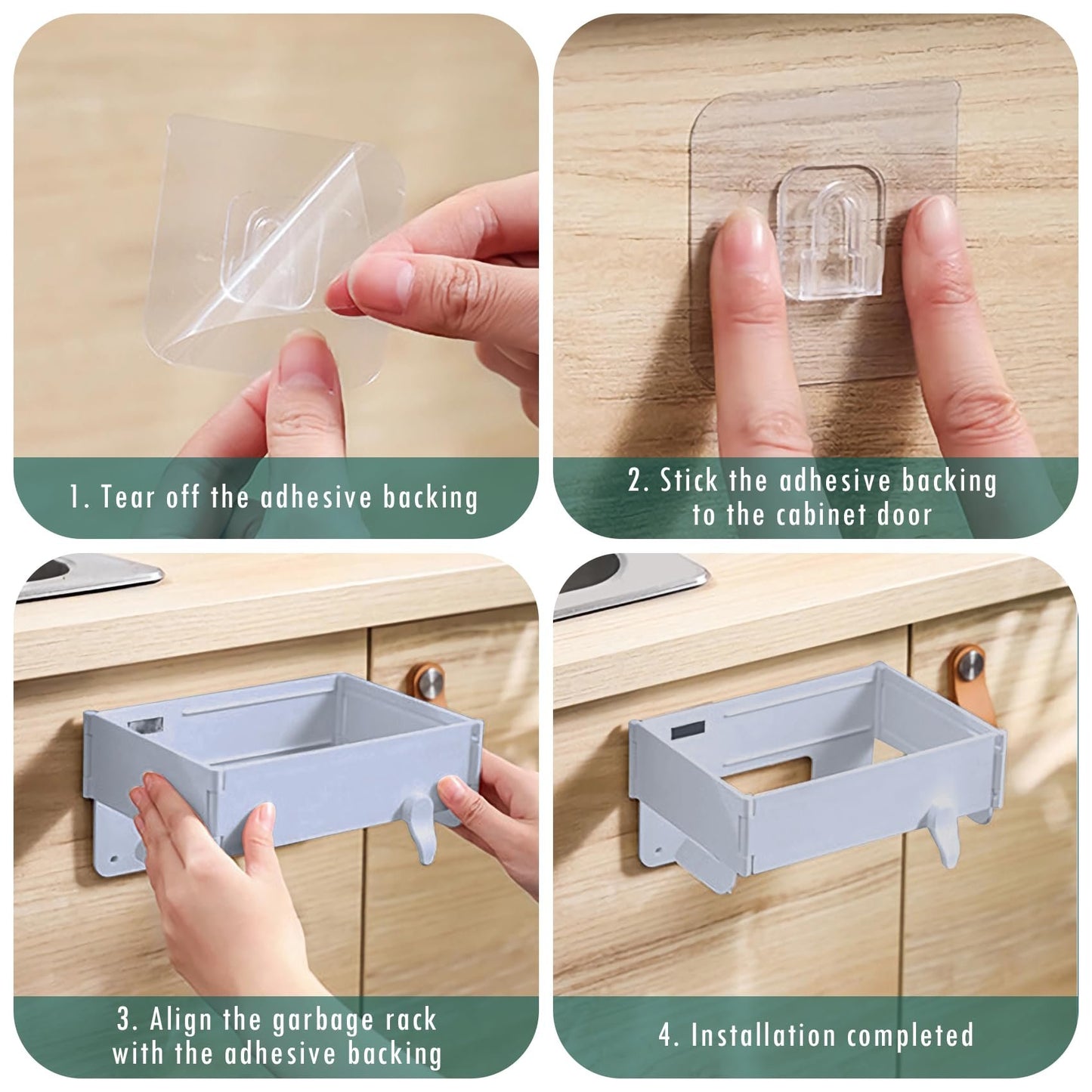 🗑️Wall-Mounted Foldable Trash Bag Holder🏠