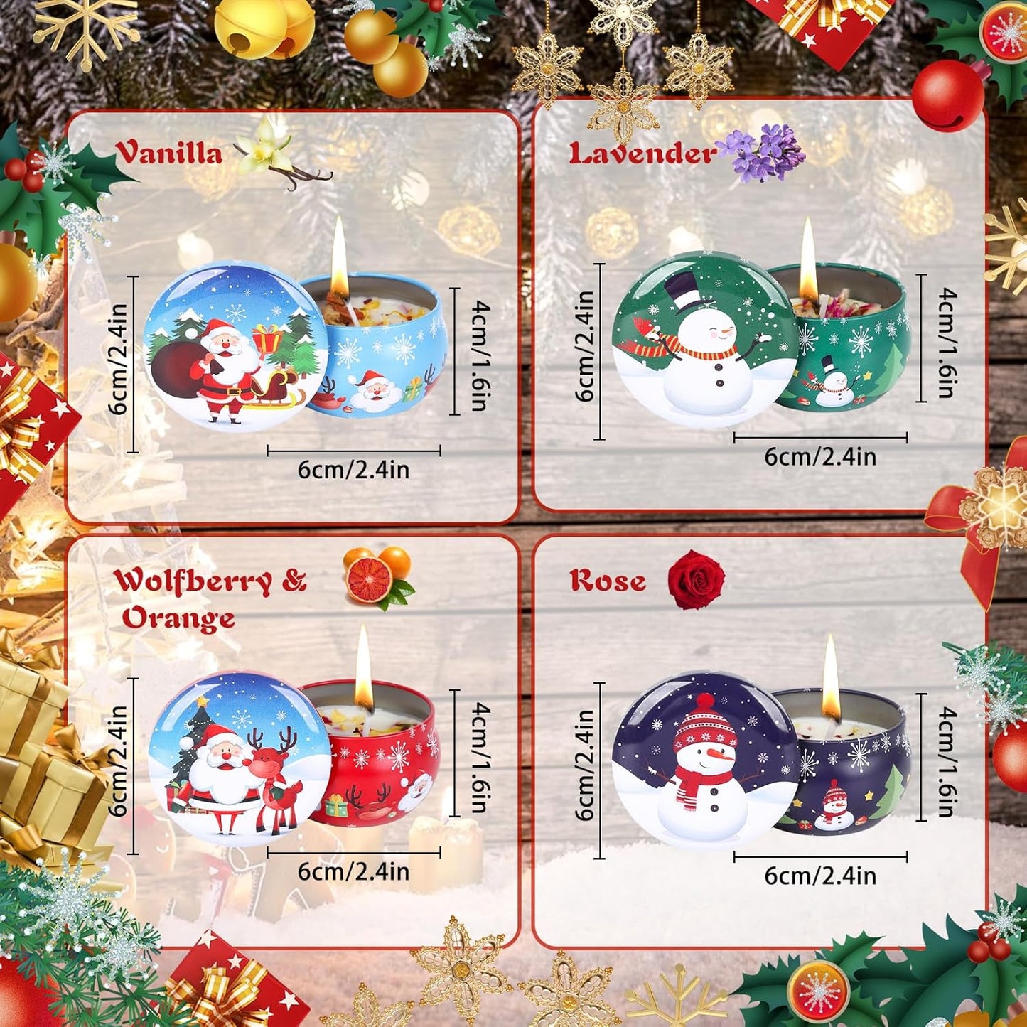 🔥Christmas sale 45% off🎄🎅Christmas scented candles