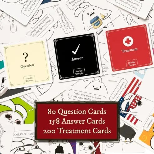 🔥Hot Sale 45% OFF✨ Horrible Therapist Adult Card Game