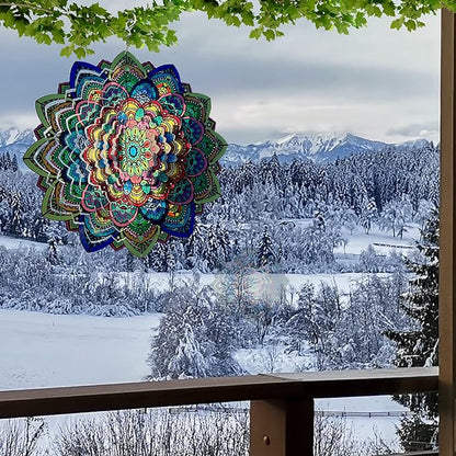 Wind Spinners Outdoor Mandala Lucky Star