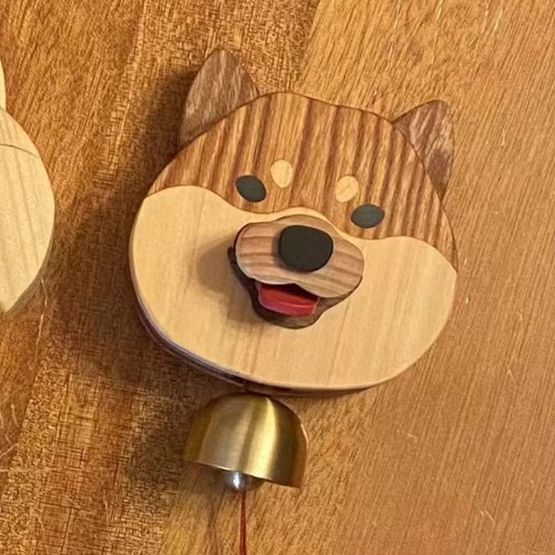 Last day promotion 40% off 🐕Purely handmade pure wooden wind chime doorbell🐶