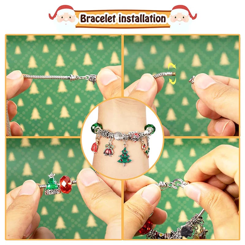DIY Christmas Countdown Bracelet🎄🎄🎄