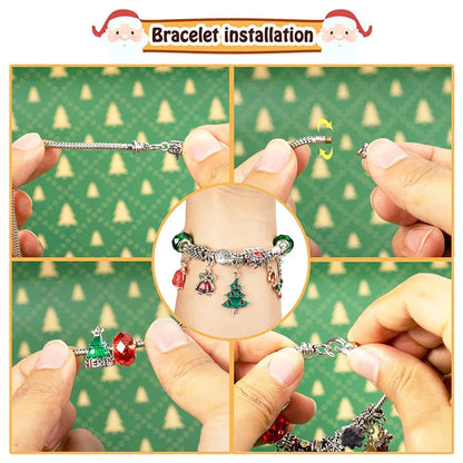 DIY Christmas Countdown Bracelet🎄🎄🎄