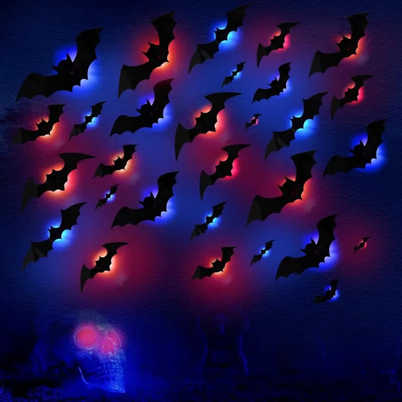 🦇3D Bat Design LED Decoration
