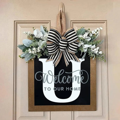 Welcome Front Door Wreath🔥40% OFF