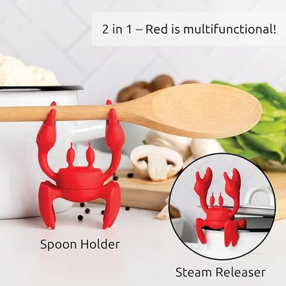 🔥Black Friday 40% OFF🔥Red the Crab Silicone Utensil Rest