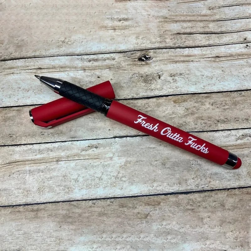 💝 Fresh Outta Fucks Pad and Pen