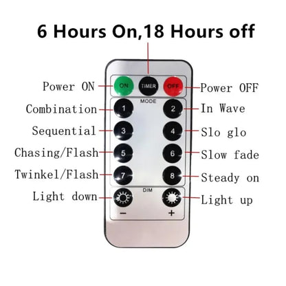 Merry Glow Christmas Curtain Lights