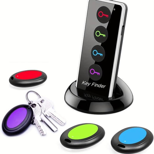 🔊Wireless Key Tracker Locator with LED Light
