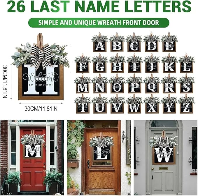 Welcome Front Door Wreath🔥40% OFF