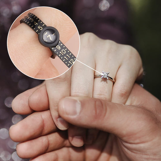 🔍Ring Sizer Measuring Tool with Magnifier💍