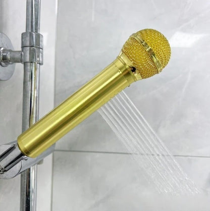 🚿 Microphone-Shaped Creative Showerhead