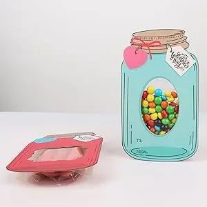 🔥LAST DAY 50% OFF - 💖Mason Jar Happy Valentines Day Cards