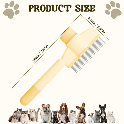 🐶2-Pack Pet Grooming Comb🐱