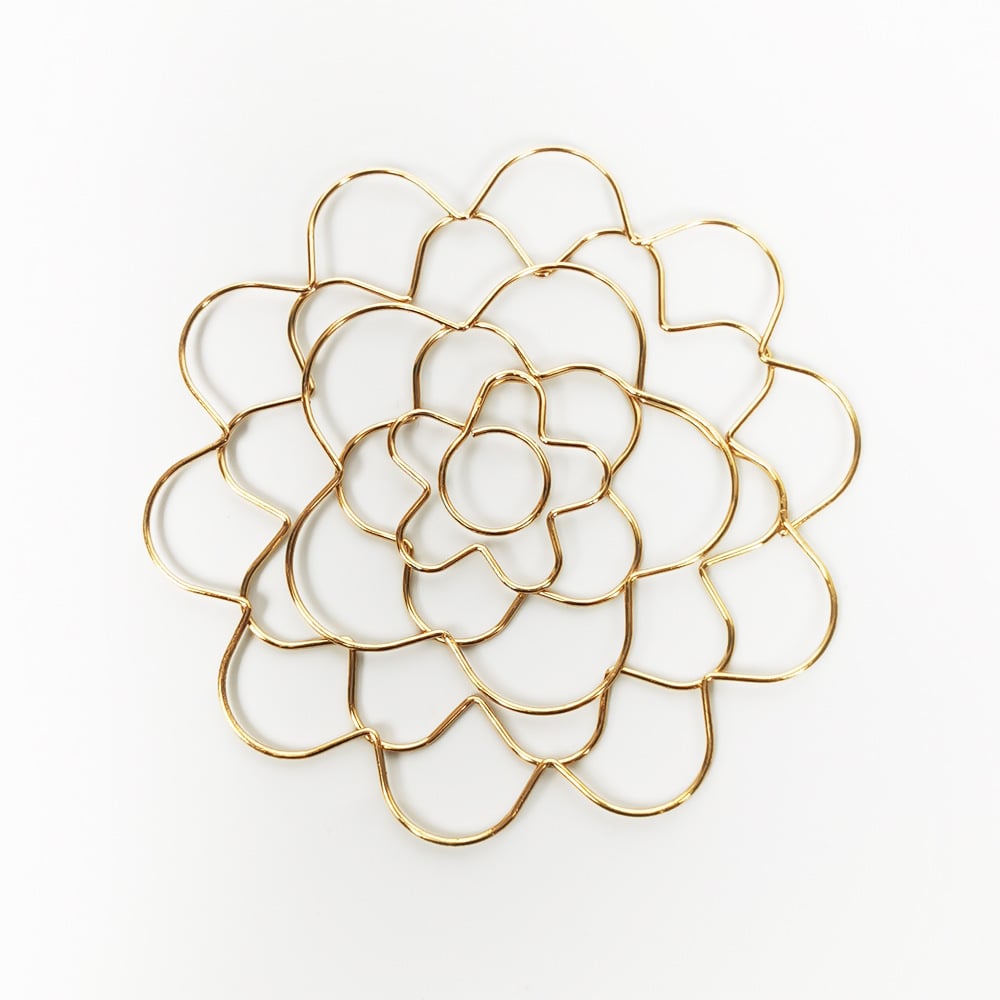 🌸Stainless Steel Floral Grid Organizer♻️