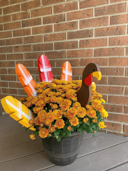 ❤️ Fall Decor Thanksgiving Turkey Planting Sticks