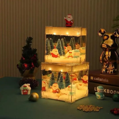 DIY Christmas 3D Rubik's Cube Night Light