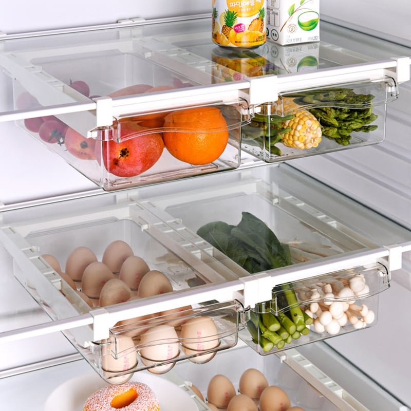Space Saving Fridge Organizer Drawer