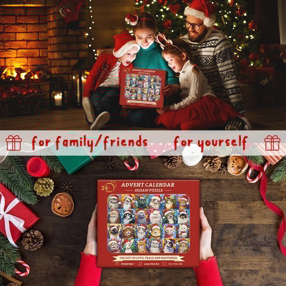 Christmas Sale 49% OFF-Advent Calendar 2024 Christmas Jigsaw Puzzles