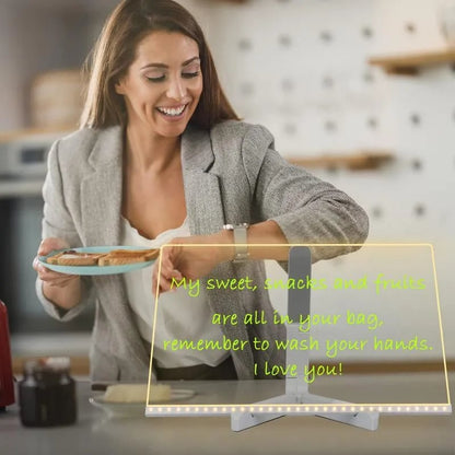 🎅Christmas gift🎁luminous acrylic message board🎨