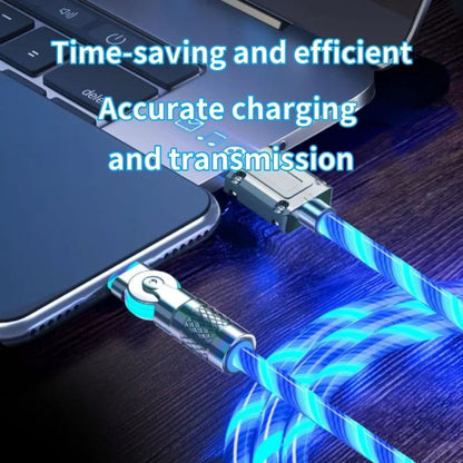 📱LAST DAY 40% OFF⚡180° rotating fast charging cable with light