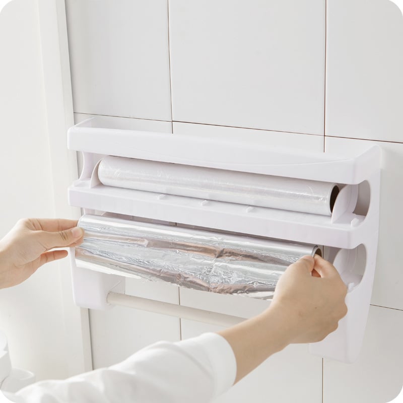 Multi Function Kitchen Cling Film Foil Dispenser