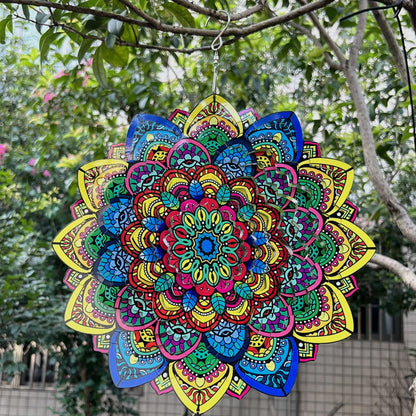 Wind Spinners Outdoor Mandala Lucky Star