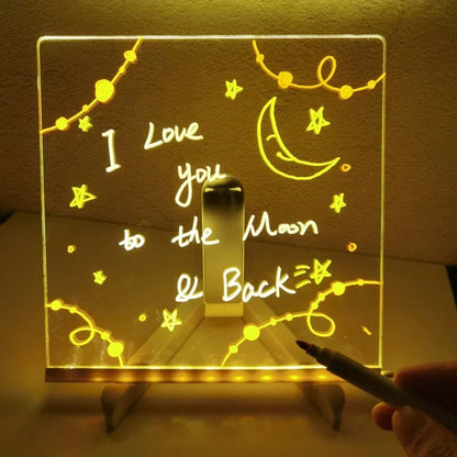 🎅Christmas gift🎁luminous acrylic message board🎨
