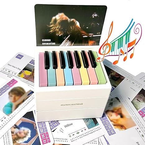 🎹2024 Playable Piano Desk Calendar🎁